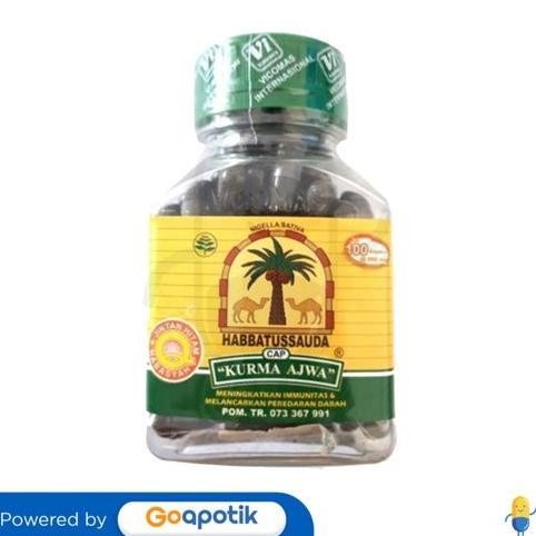 

Baru Kurma Ajwa Habbatussauda Botol 100 Kapsul