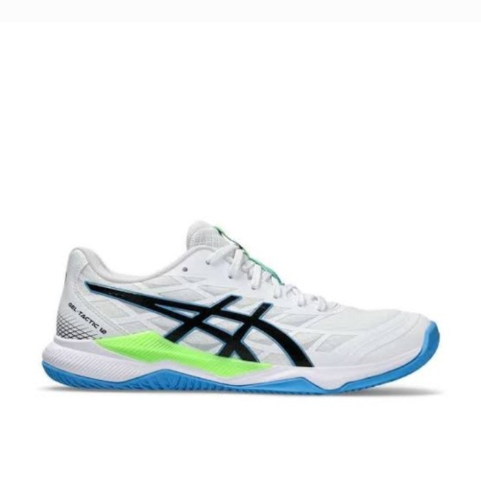 Sepatu Voli Pria Asics Gel Tactic 12 White Lime Burst 1071A090.102