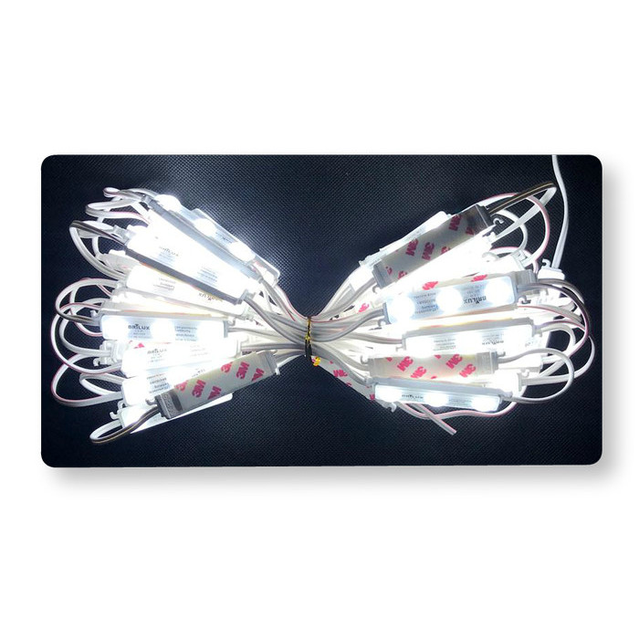 Murah SAMSUNG BRILUX 2835 OPTIC DOVE LED MODULE 3 MATA KECIL PUTIH - H18 Non COD