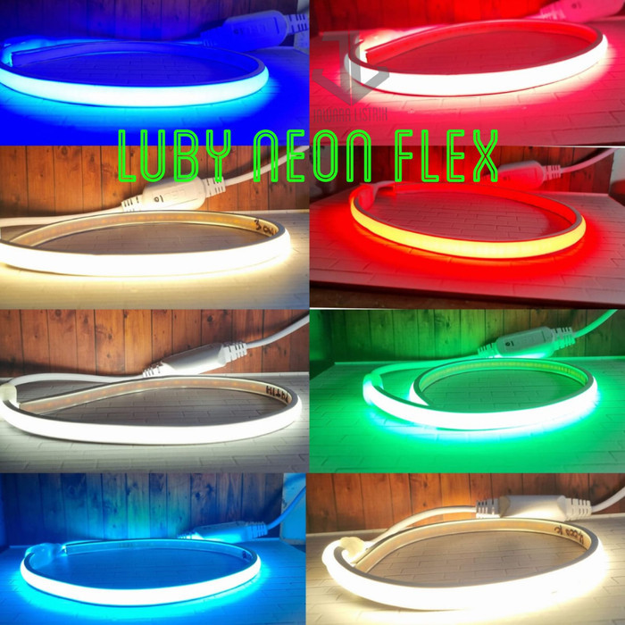 Murah LUBY NEON FLEX LAMPU LED SELANG 11 WATT, COB LED CHIP, PANJANG 50M Non COD