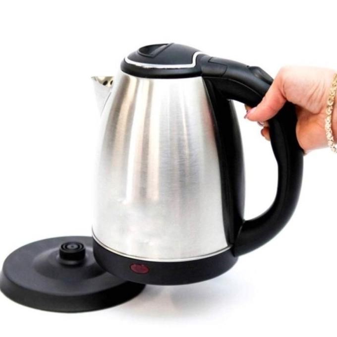 Diskon Teko Electric Kettle Stainless Steel Listrik Pemanas Air Minum Hotel