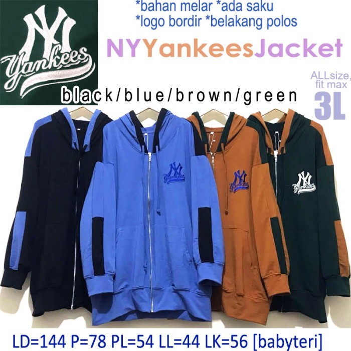 Murah JAKET JUMBO, LD 140, NY YANKEES, LA JACKET, BIG SIZE. XXXXL Non COD