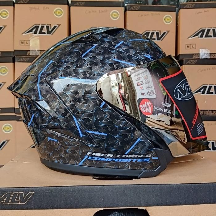 HELM ALV ULTRON CARBON BLACK|CARBON FORGED BLUE