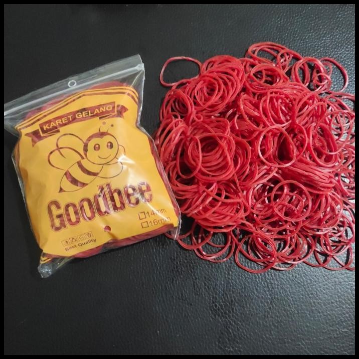 

GRATIS ONGKIR KARET GELANG MINI MERAH 14MM / KARET IKATAN 100 GRAM !!!!!!