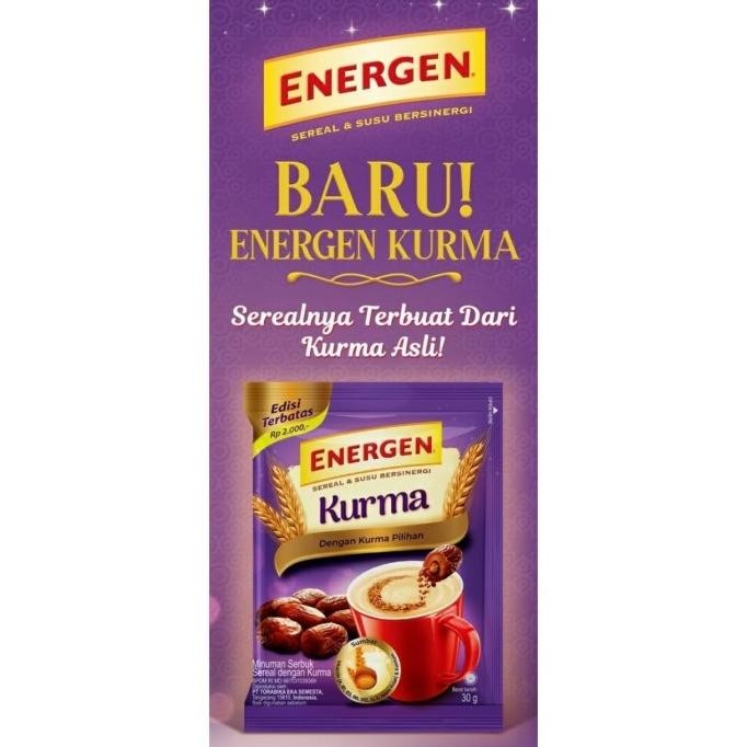 

Baru Energen Kurma Renceng 30Gr X 10 Sachet (Harga Renceng)
