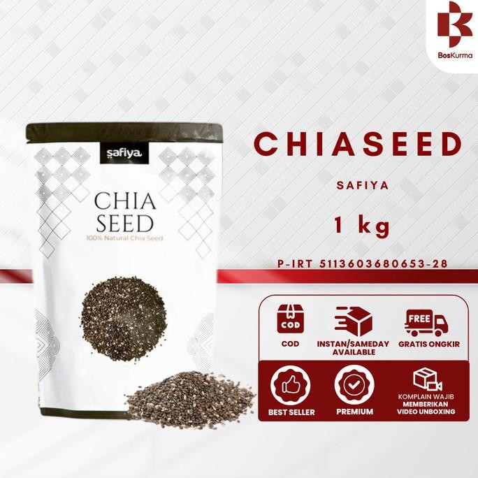 

Chia Seed Origanik Mexico 1 Kg Biji Chiajoy Preum