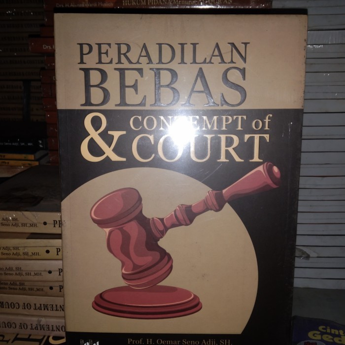 TERBARU Peradilan Bebas dan Contemp of Court - Oemar Seno Adji dan Indriyanto PROMO