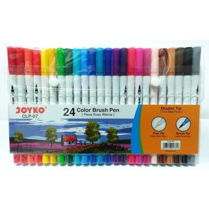 

TERBARU Brush Pen Joyko CLP-07 24 Warna BISA GRAB!
