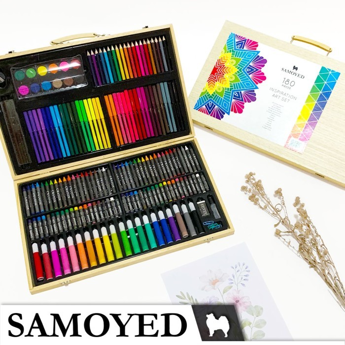 

Terbaru..!! Peralatan Gambar Warna Lukis / Inspiration Art Set Samoyed Inss-180