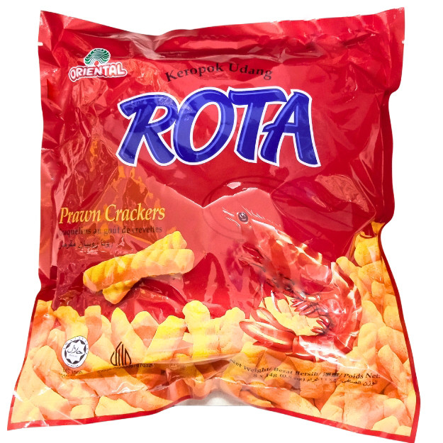 

S22021 ORIENTAL ROTA PRAWN CRACKERS FAM PACK SNACK MALAYSIA 14GR MAJU BERSAMA (20250321)