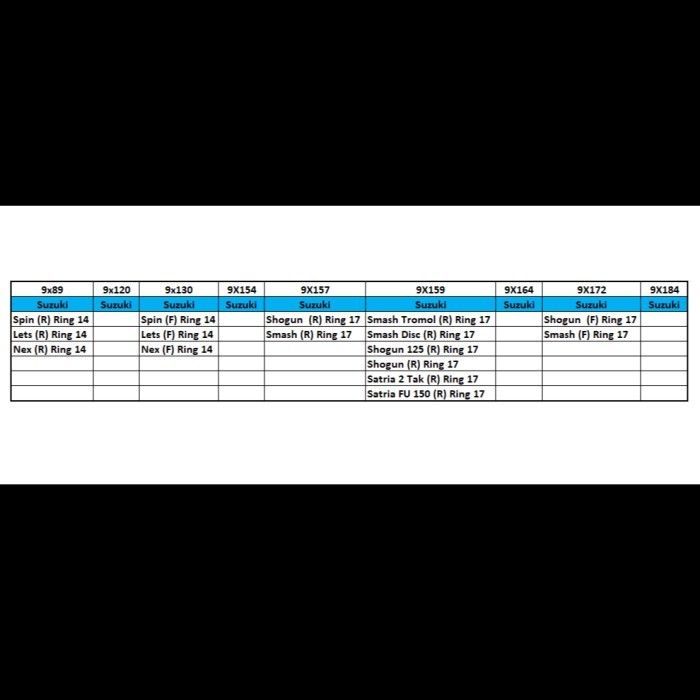 JARI-JARI TDR CHROME UKURAN 130 MIO RING 14 MIO GT MIO J RUJI VELG
