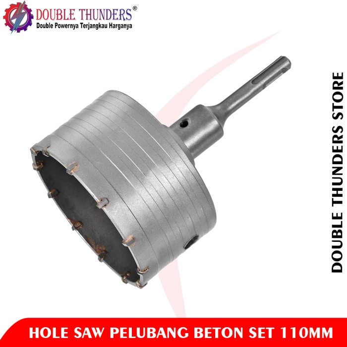 DT Hole Saw Beton Set 110MM / Hole Saw Pelubang Beton Set