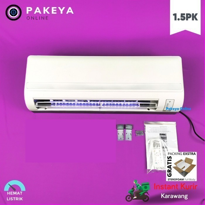 Fakhirishope Kipas Angin Dinding Model Ac Remote Karakter Led Ice Gel Portable