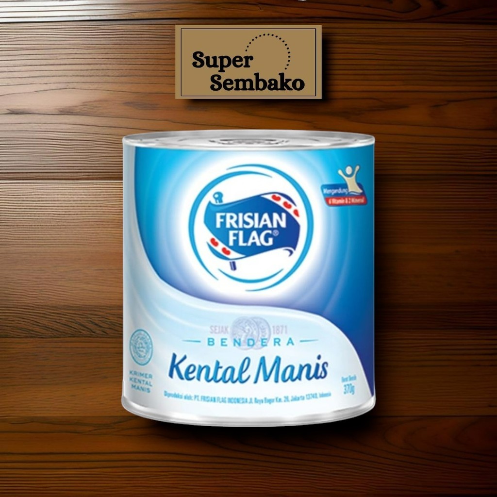 

SUSU KENTAL MANIS FRISIAN FLAG BENDERA 370gr KALENG