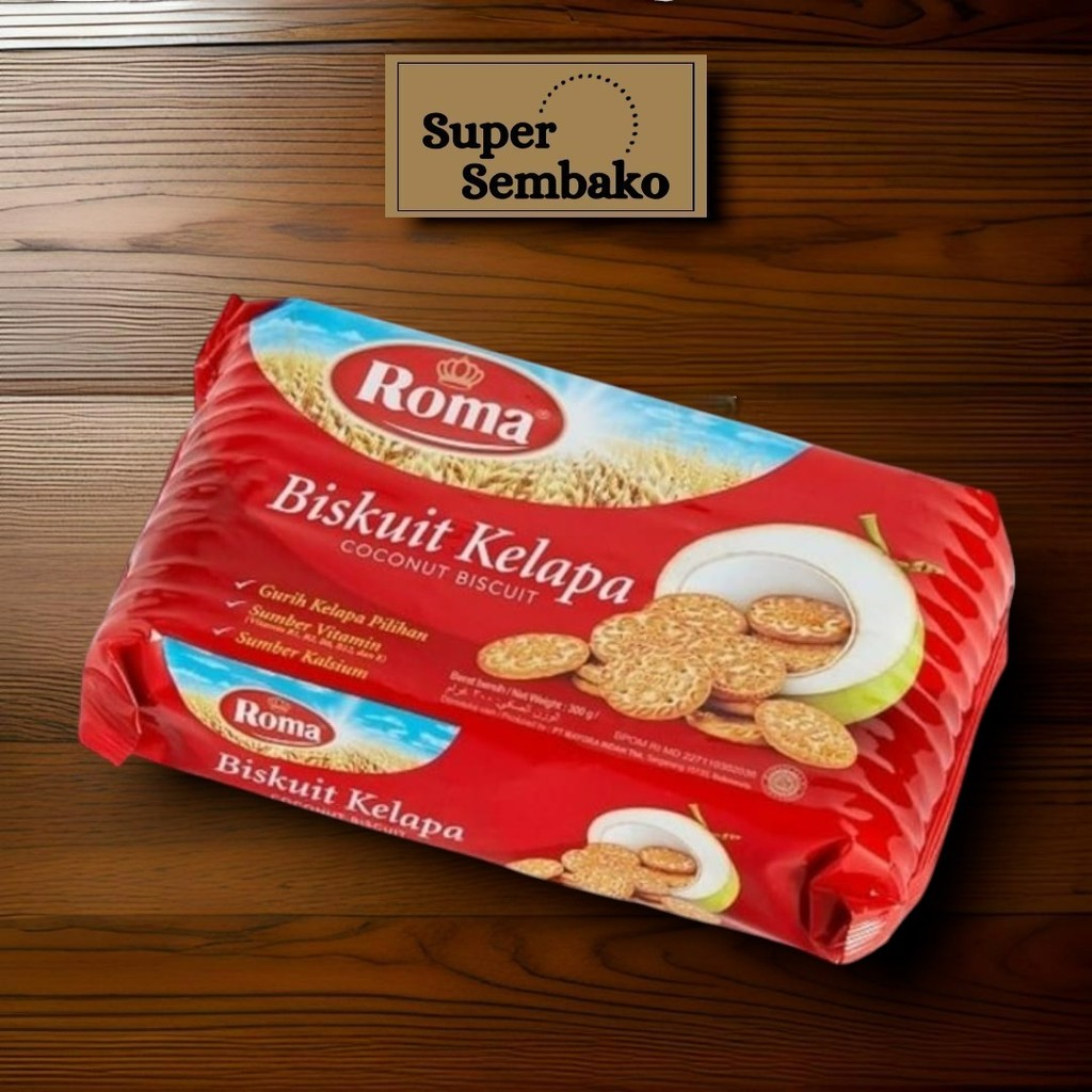 

SNACK BISKUIT REGAL ROMA KELAPA COCONUT SARI GANDUM 300gr