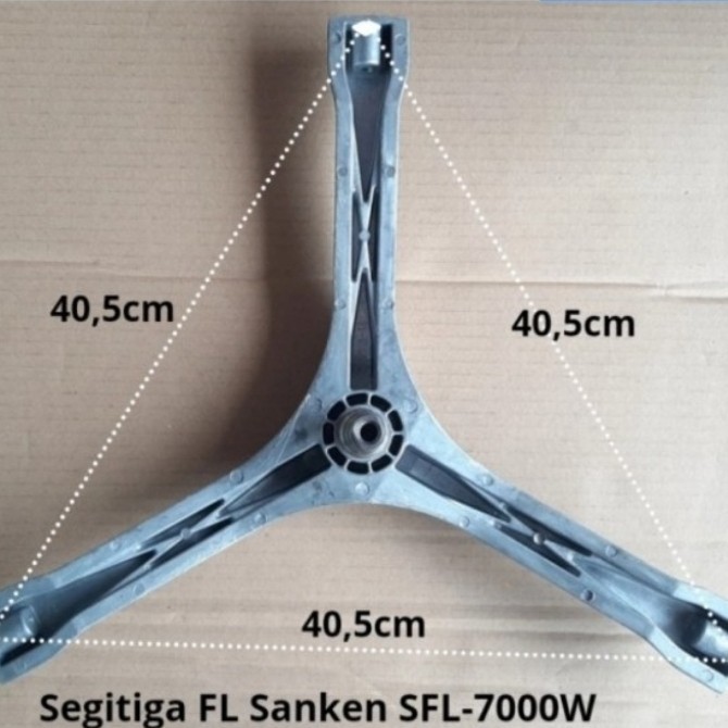 SEGITIGA SPIDER DRUM MESIN CUCI FRONT LOADING SANKEN SFL-6600E PREMIUM