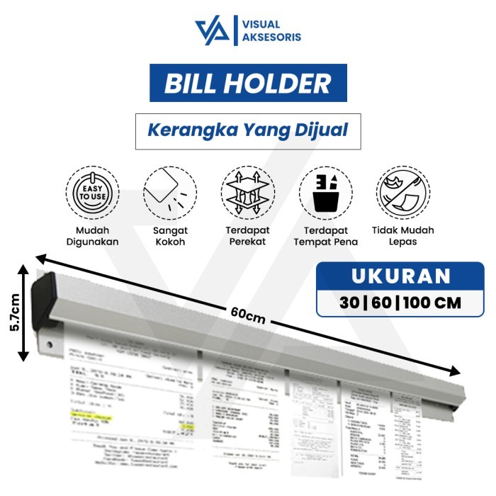 

TERLARIS! Bill Holder / Rack Penjepit Kertas / Tab Grabber Holder