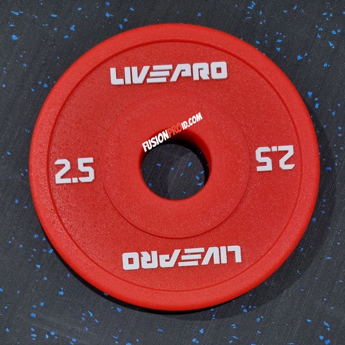 Plat Beban 2.5kg x2 Change Plate Set Barbel Barbell Dumbell Livepro