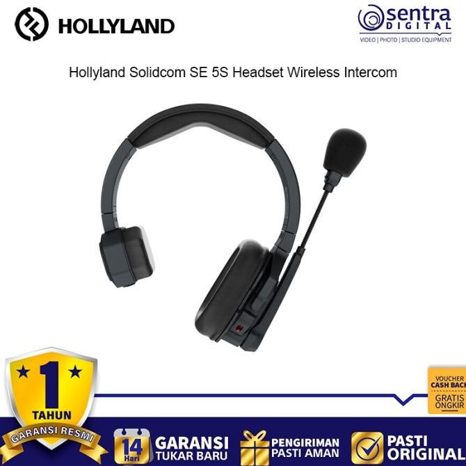 Hollyland Solidcom SE 5S Global Version Full Duplex Noise Canceling Headset Intercom System 5 Person