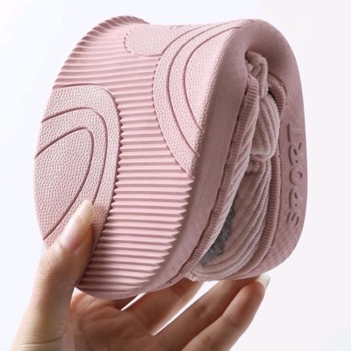 sandal rumah wanita pria sandal bulu indoor kamar tidur empuk slippers H24M