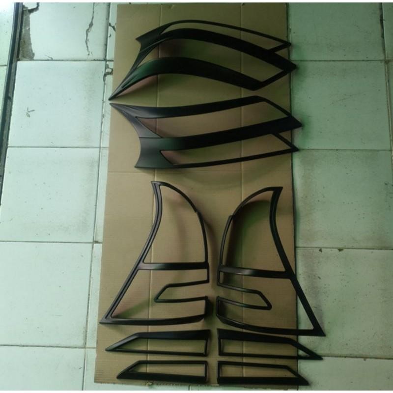 Garnish Lis Lampu Mobil All New Avanza 2018-2020 Hitam Dop