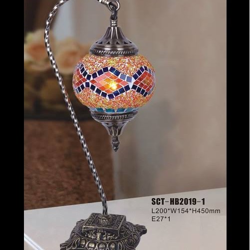 Lampu Meja Arab Turki Maroko Lampu Antik Hias Spr-H-102 Murah