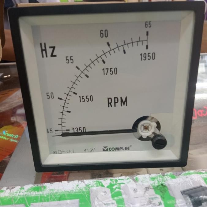 Hz Meter +Rpm 45-65 415V Body 96X96