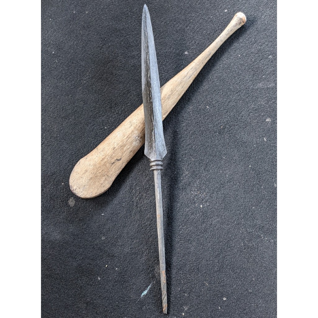 Koleksi Tombak Pusaka Sepuh TUS TrisnoGati Kelengan Tangguh Meduro Koso Garap Dalem Keraton Sumenep 