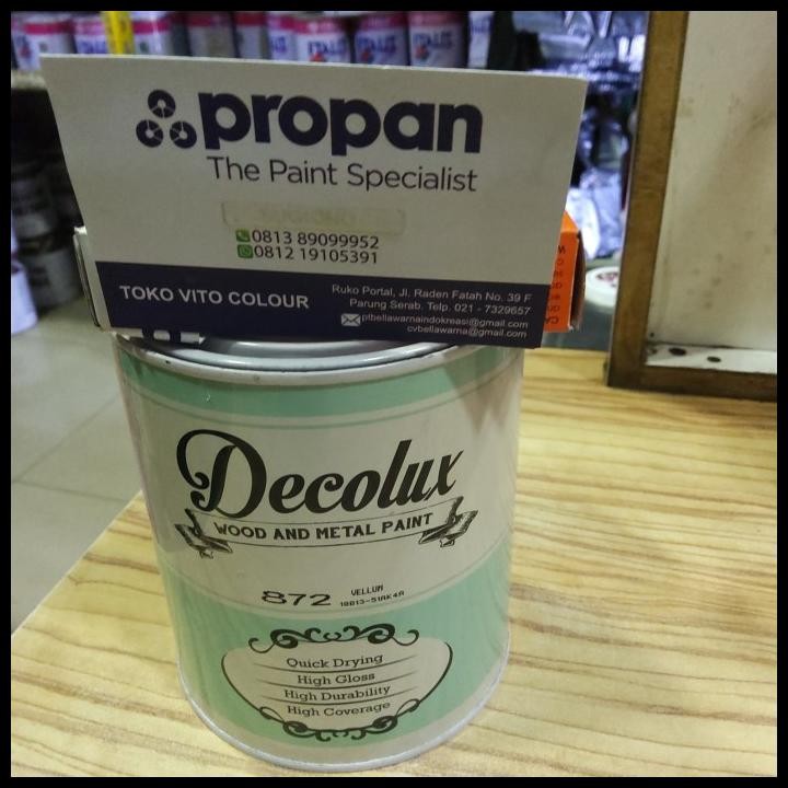

TERMURAH CAT MINYAK DECOLUX 872 VELLUM !!!!!