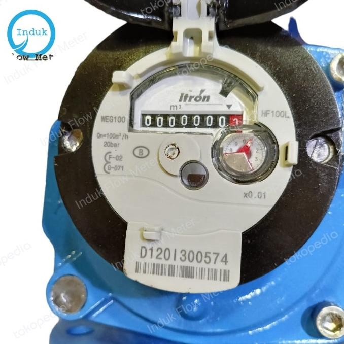 Water Meter Itron Size 4 Inch Dn100Mm - Meteran Air Itron