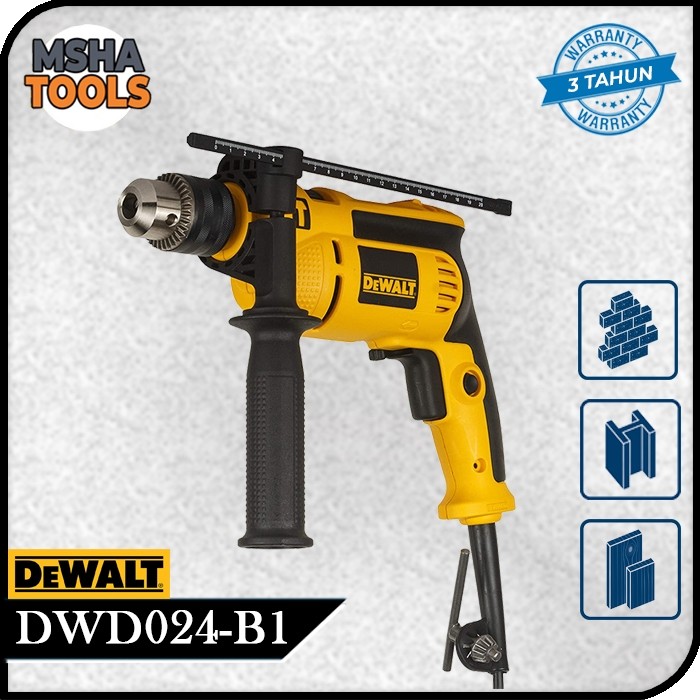 Dewalt Bor Impact Listrik / Impact Drill 650W 1m Dewalt DWD024