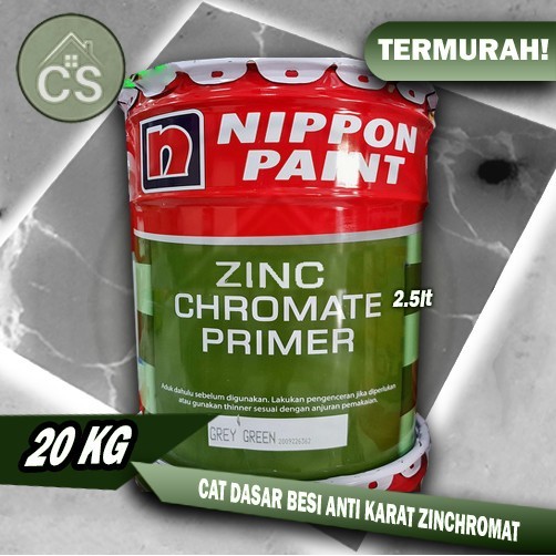 Cat Dasar Nippon Zinchromate anti karat besi 20 Kg