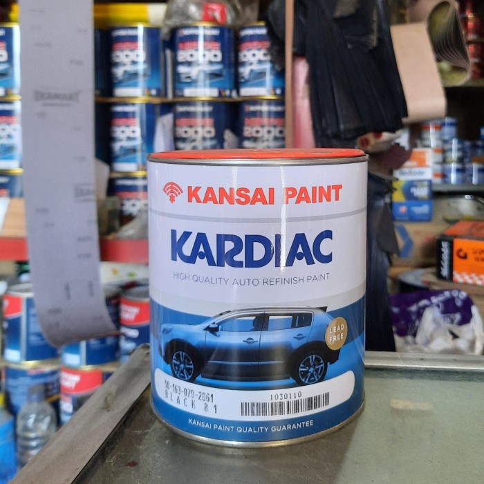 TERLARIS Cat Duco Kardiac black kansai paint/Hitam pekat