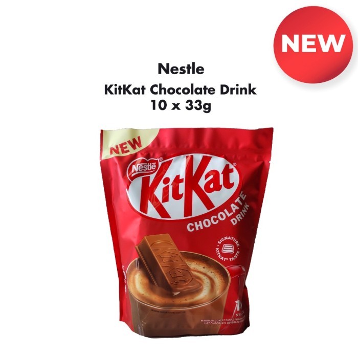 

Minuman Coklat Nestle KITKAT Chocolate Drink isi 10 Sticks