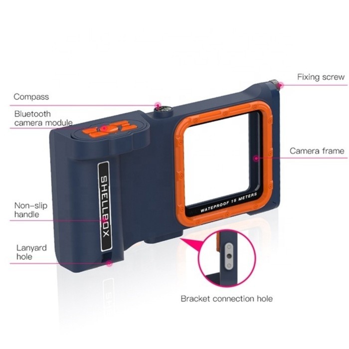 TERLARIS Shellbox Gen 2 3 15 Meter Diving Universal Waterproof Case