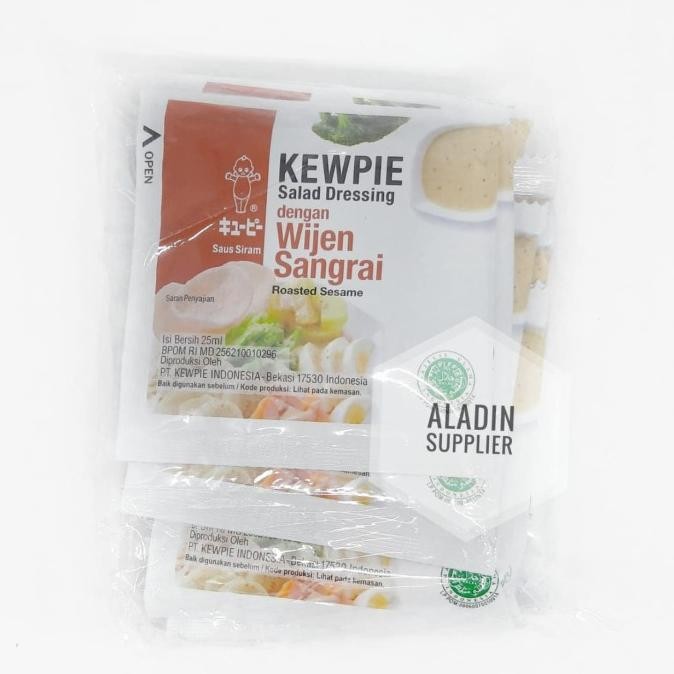 

Kewpie Saus Salad Wijen Sangrai Sachet (isi 10 sachet x 25ml) SS99