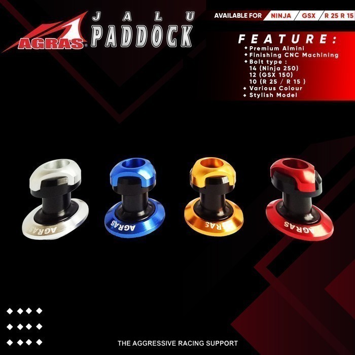Kianoka Jalu Paddock Swing Arm Motor Sport Ninja 250 Gsx 150 R25 R15