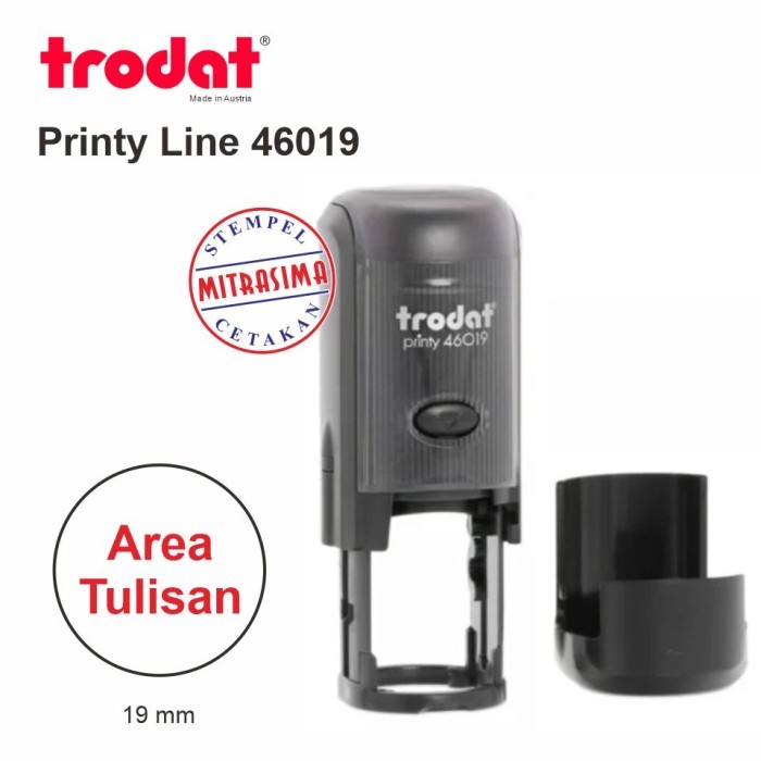 

PROMO! Stempel Trodat 46019 ( Model Bulat )