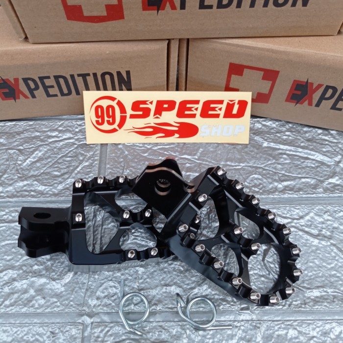 Foot Step Crf 150 L Expedition Full Cnc Injakan kaki Depan