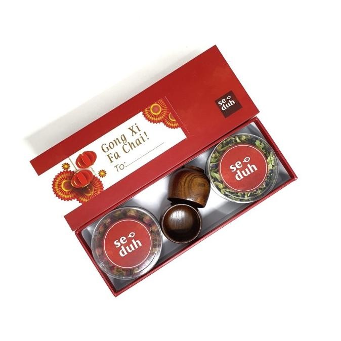 

Fgh Chinese New Year Hamper Gi Set / Hampers Imlek Set B - Seduh Tisane