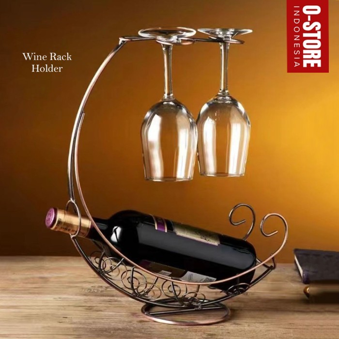 HOT SALE Rak Botol Minuman Keras Souvenir Pajangan Gift Wine Bottle Rack Winno