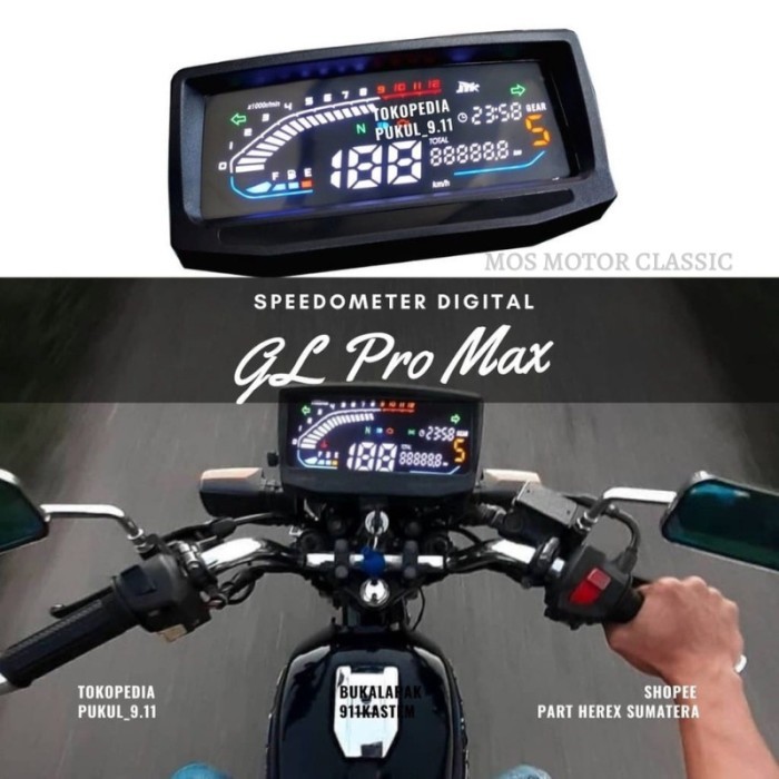 TERBARU Speedometer GL Spido Digital GL led MAX GL100 GL PRO