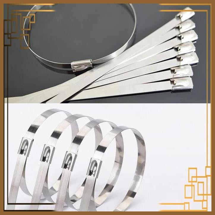 

[ETR] STAINLESS STEEL ZIP CABLE TIES LOCK TIE WRAP 4.6mmx350mm