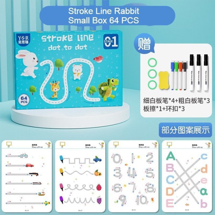 

Pedia Toys Buku Edukasi Anak Belajar Tracing Wipe and Clean Book