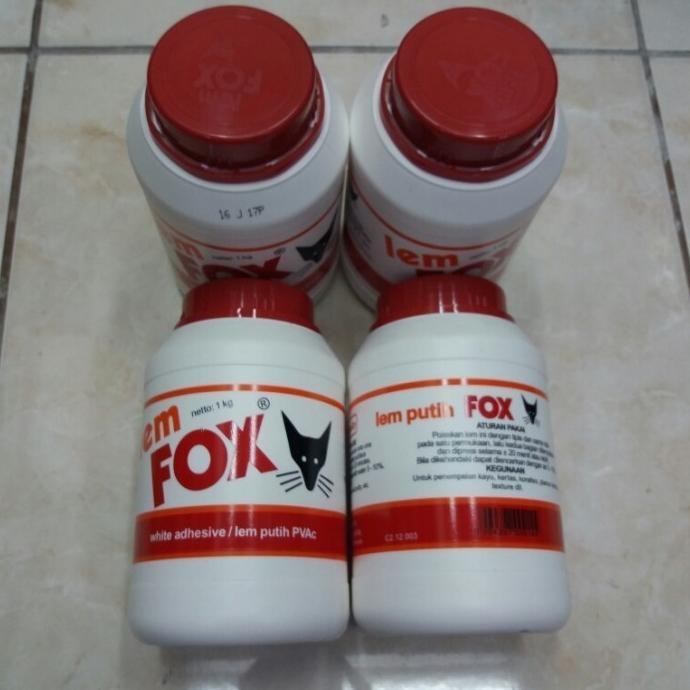 

Promo Lem Fox Putih 1KG / Lem Kayu Putih Fox / Lem Putih COD
