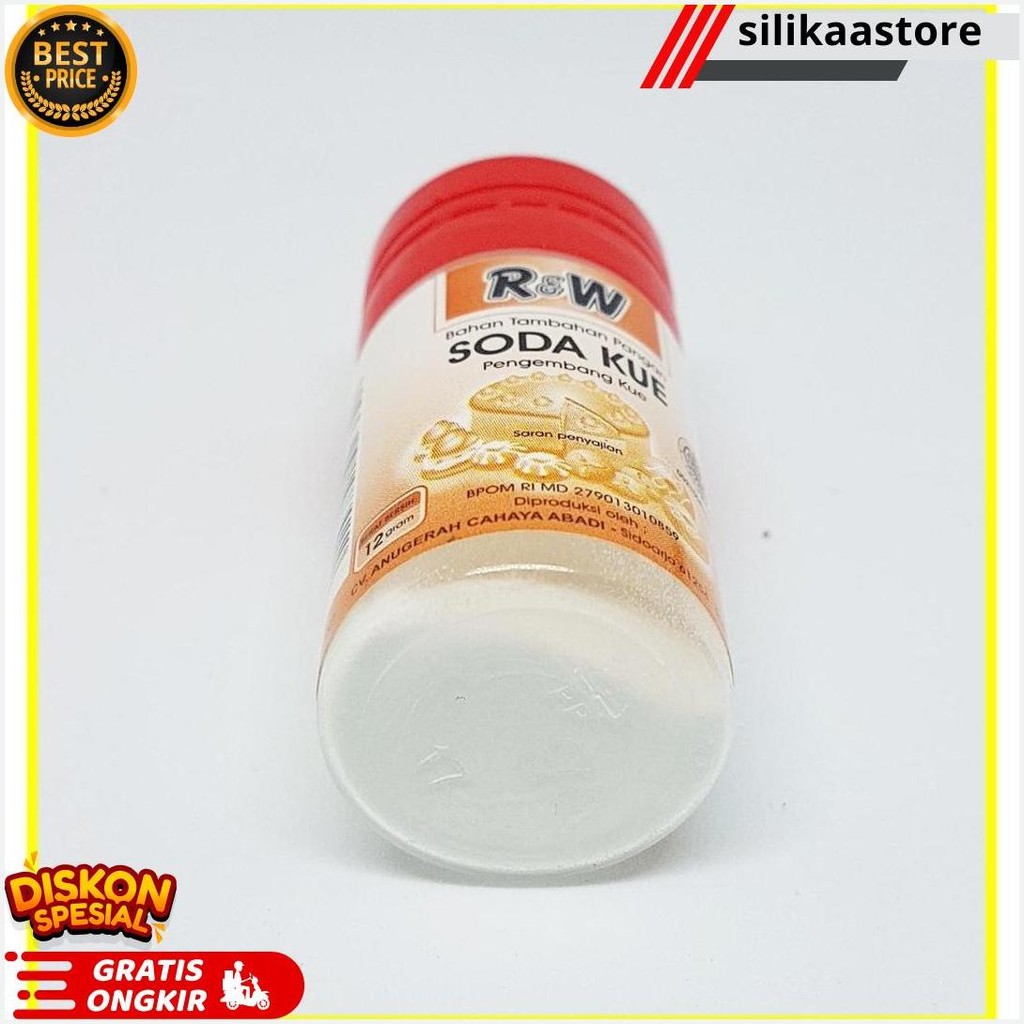 

Soda Kue R&W Botol 10 Gr Gratis Ongkir