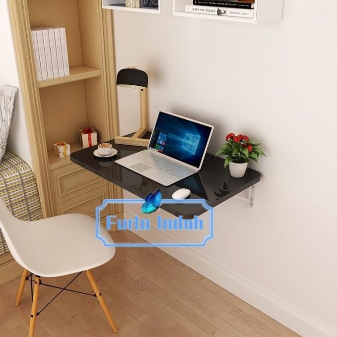 meja lipat dinding Rak TV meja laptop 4060cm IMPORT