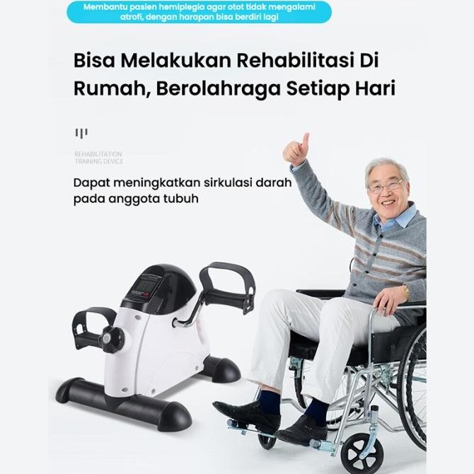 Sepeda Statis - Olahraga Gym Fitness / Sepeda Statis Terapi Portable Sepeda Statis Mini Bike Untuk