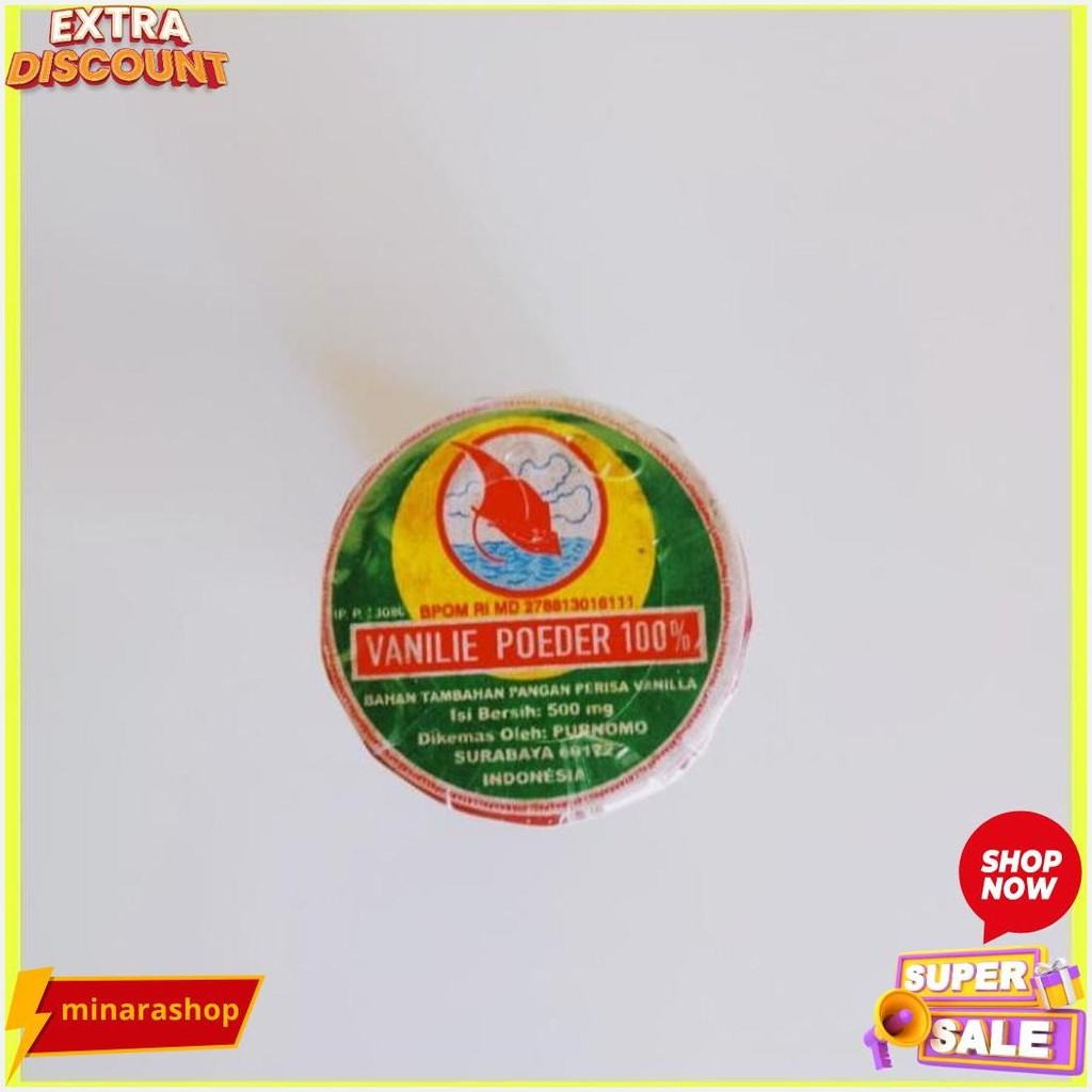 

Vanilie Powder Vanili Bubuk Cap Kapal Layar Lajar 1 Slop Siap Kirim