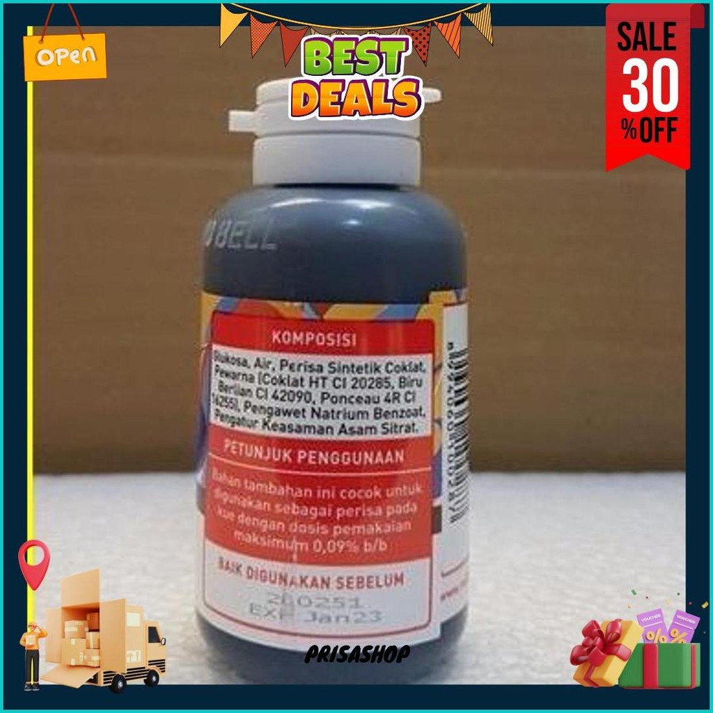 

Pewarna Dan Perisa Red Bell Rasa Dark Chocolate Coklat 55Ml Terlaris